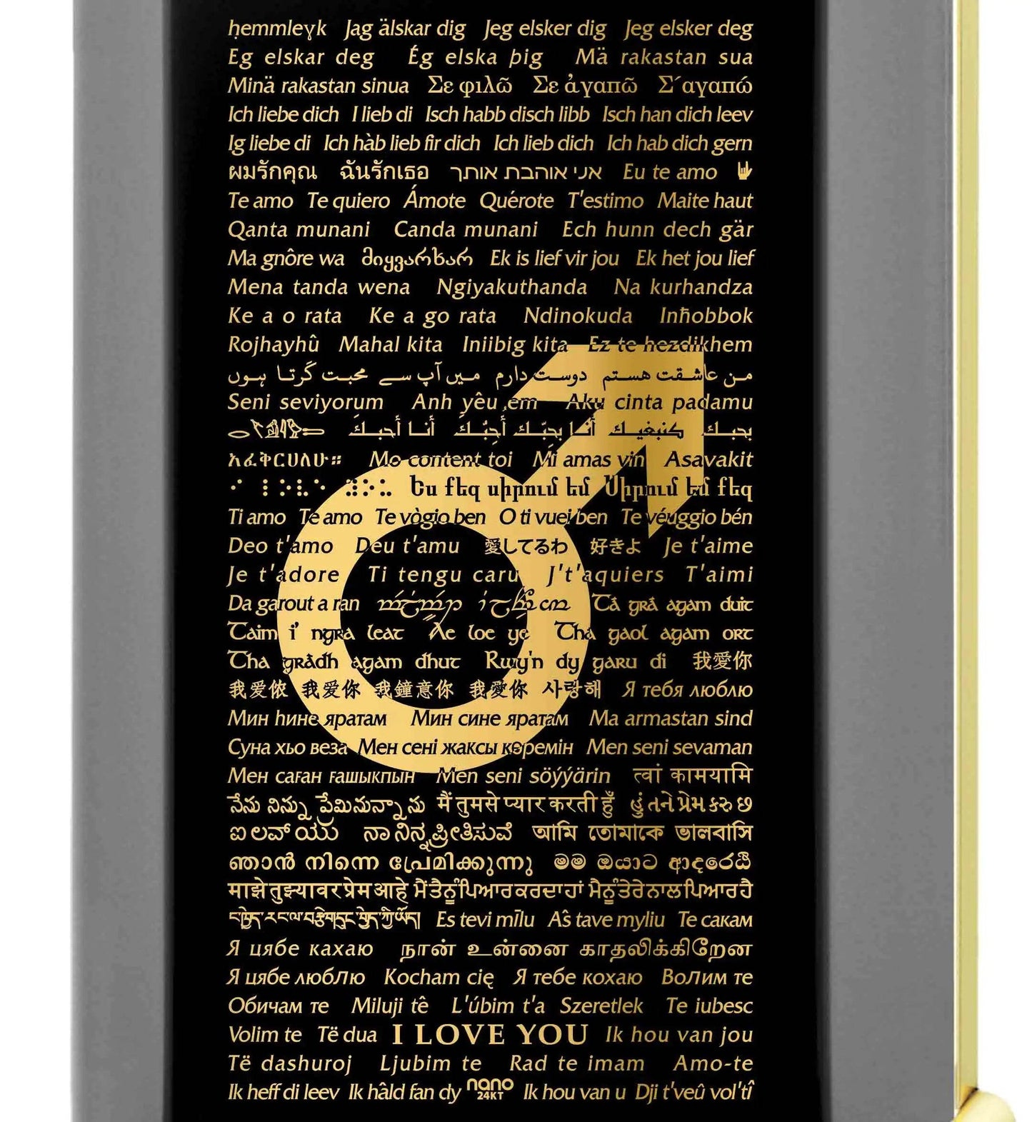 I Love You Global Necklace - Man - EveryRetailNeed.Com