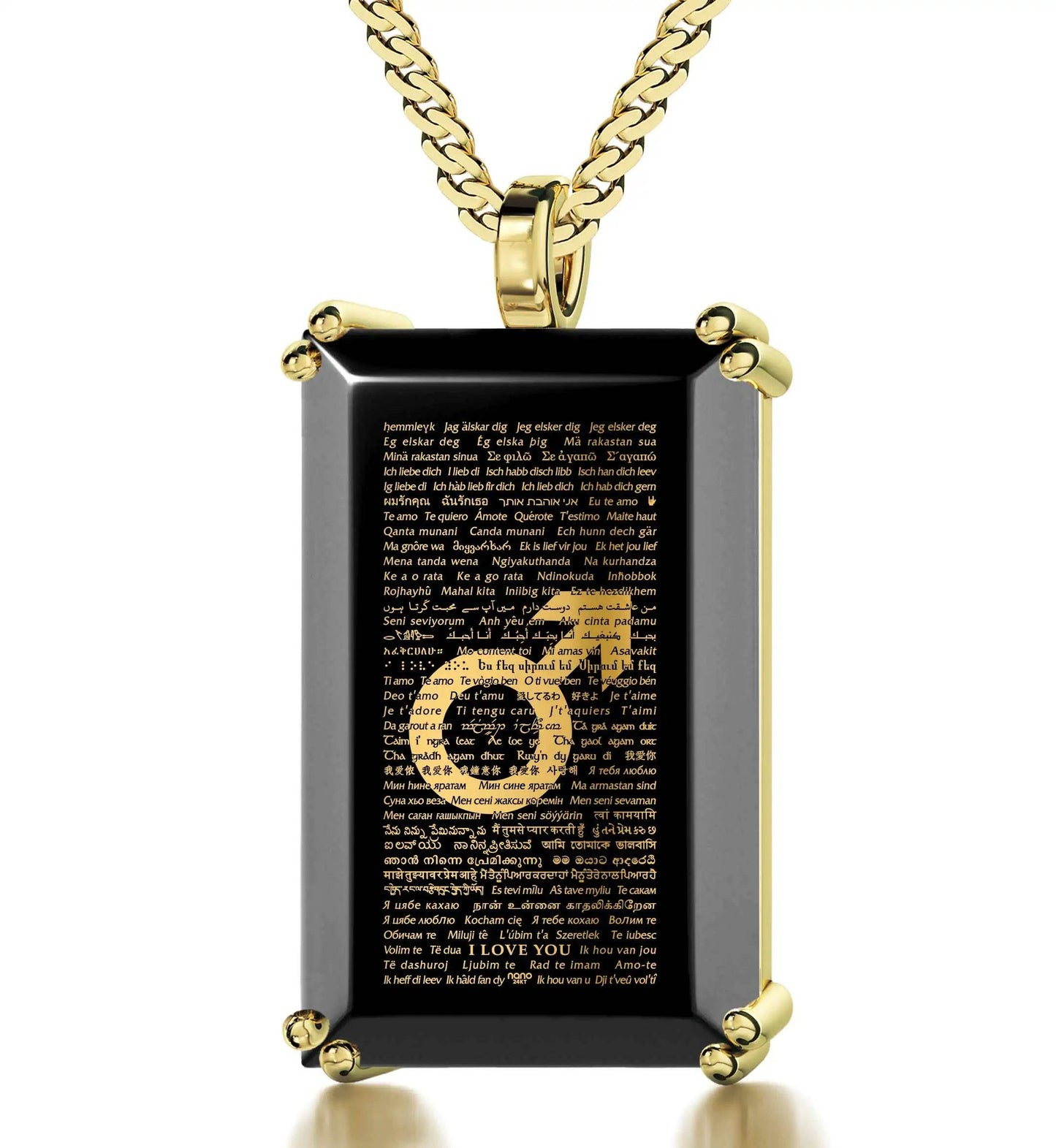 I Love You Global Necklace - Man - EveryRetailNeed.Com