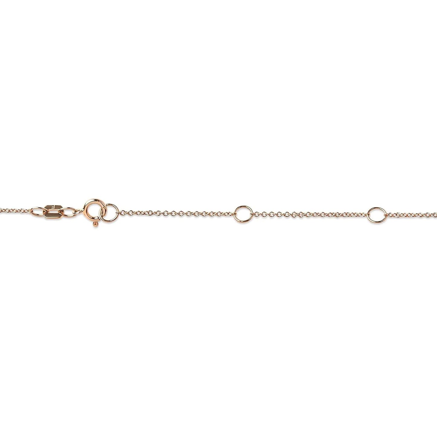 10K White Gold Bezel Diamond Solitaire Pendant Necklace - EveryRetailNeed.Com