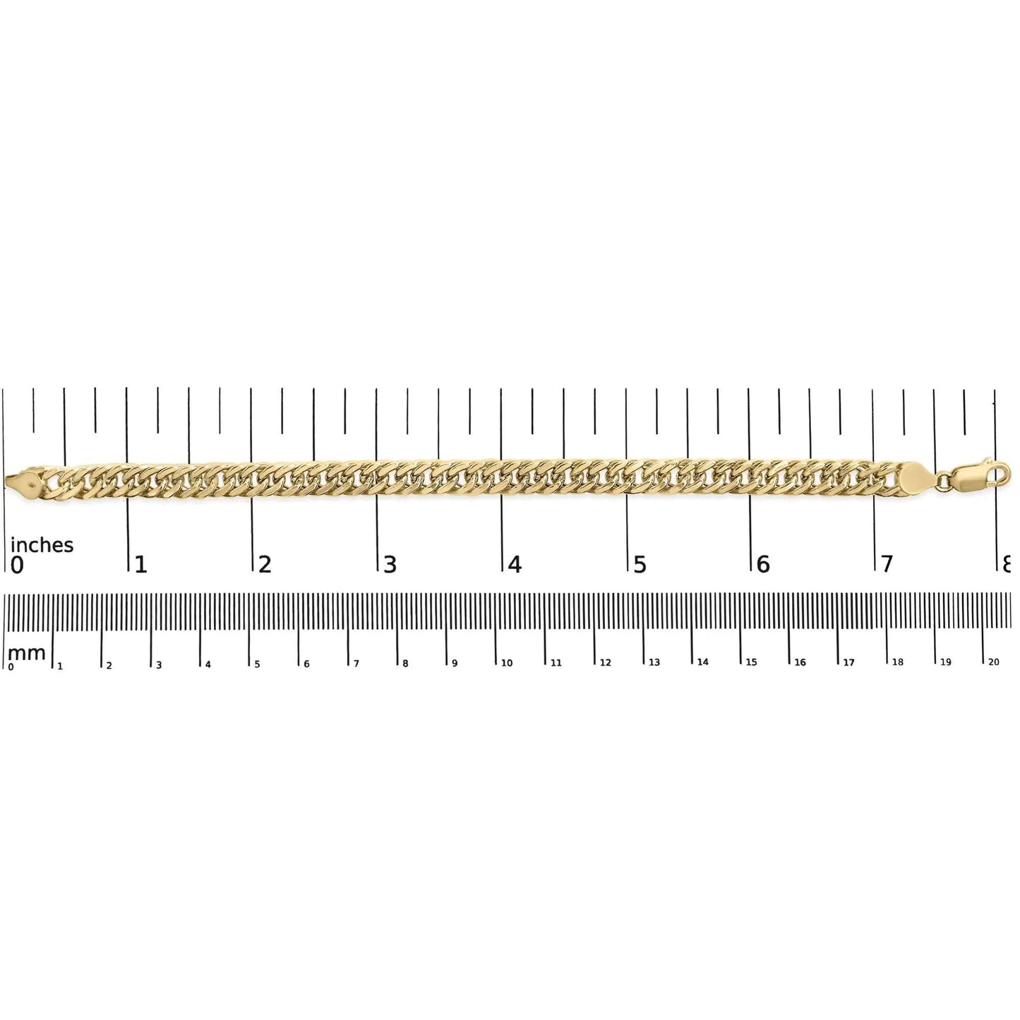 10K Yellow Gold Cuban Link Bracelet - 8.5 Inches - EveryRetailNeed.Com