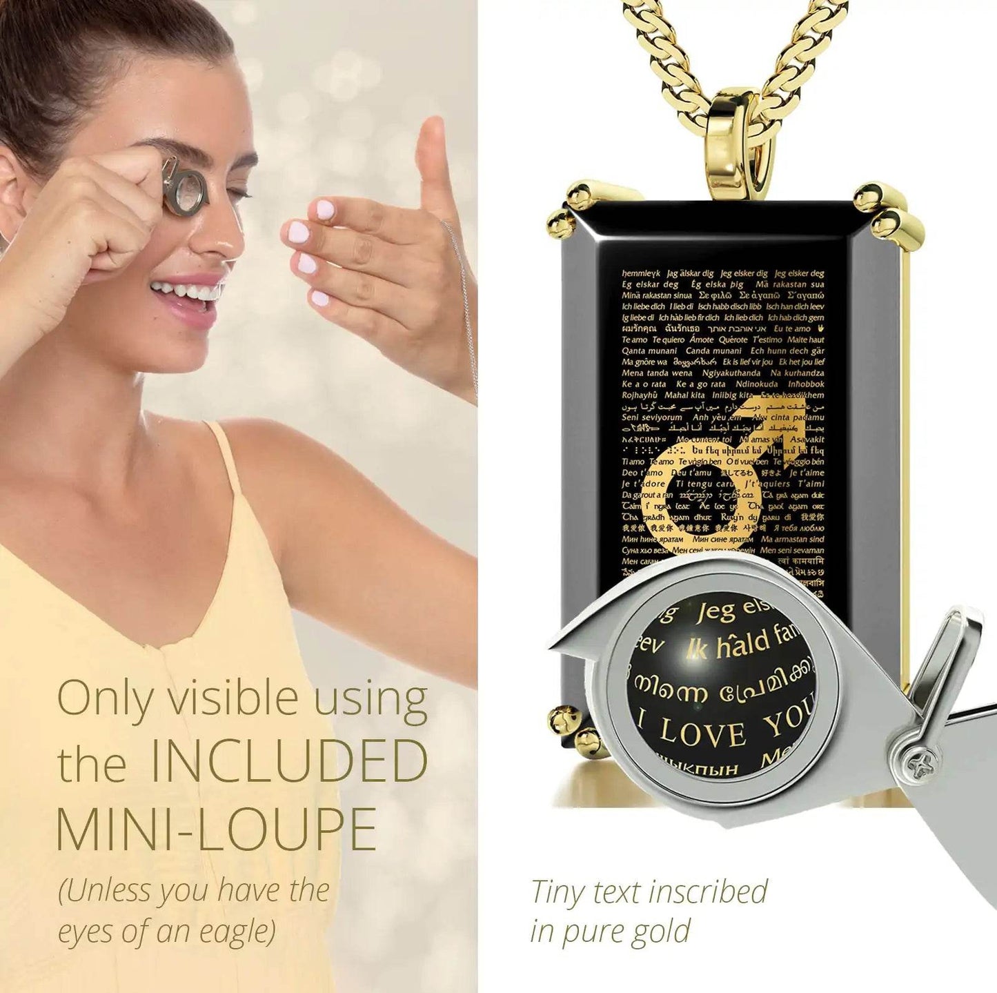 I Love You Global Necklace - Man - EveryRetailNeed.Com