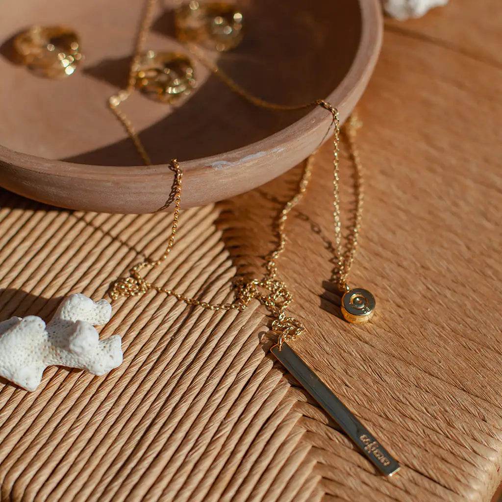Peace Bar Bullet Pendant - EveryRetailNeed.Com