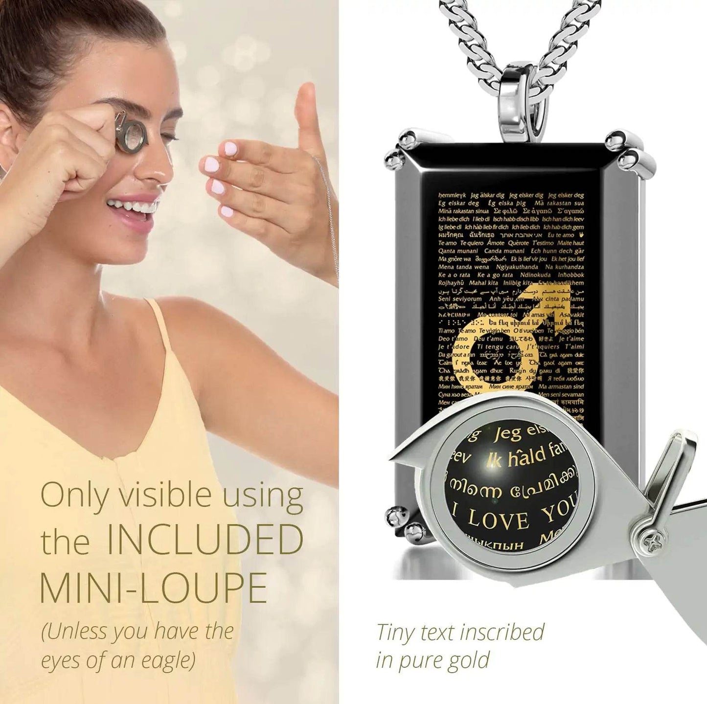 I Love You Global Necklace - Man - EveryRetailNeed.Com