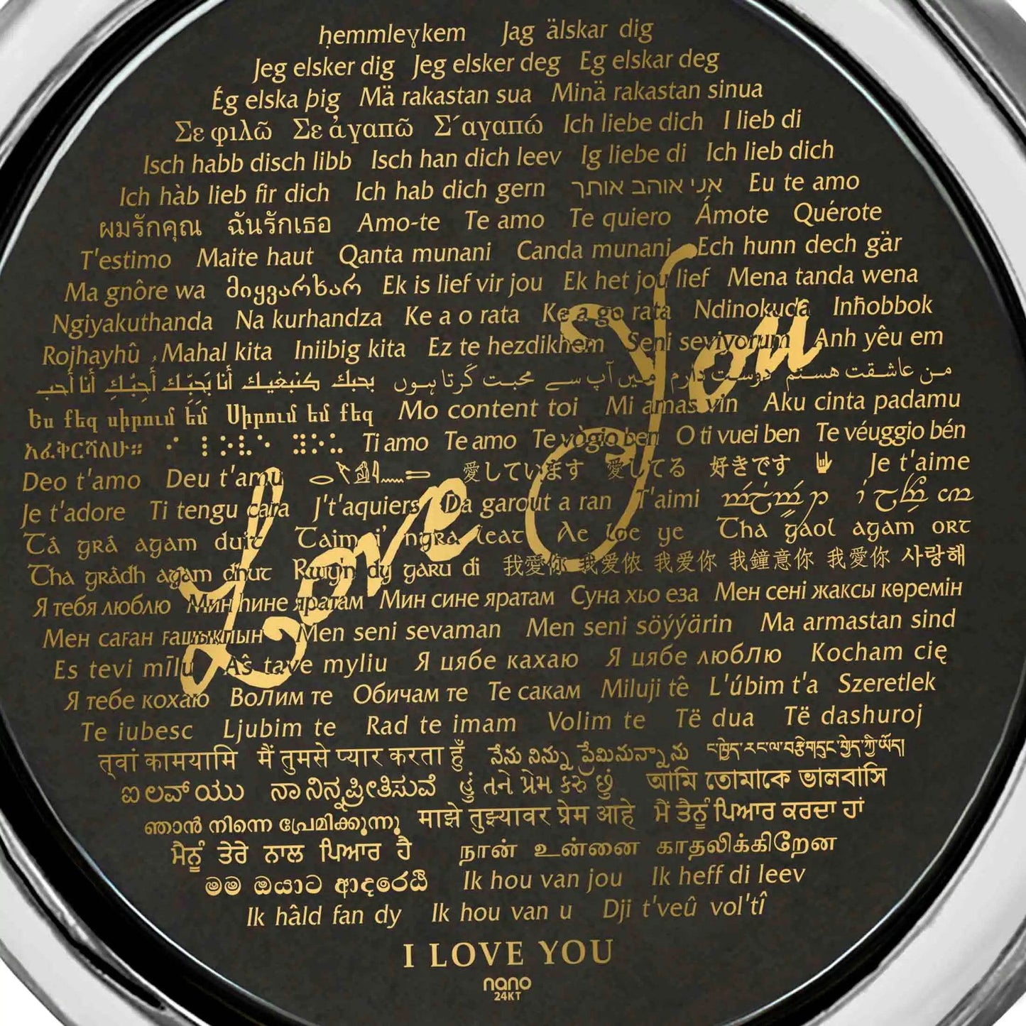 Global Love Script Necklace - EveryRetailNeed.Com