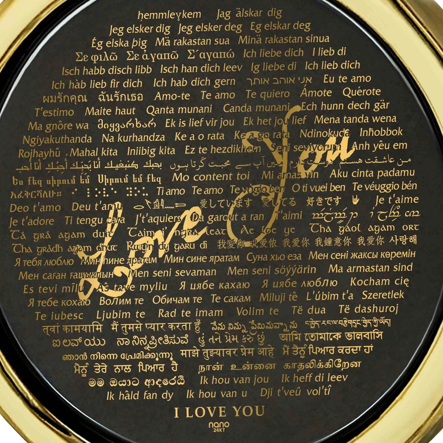 Global Love Script Necklace - EveryRetailNeed.Com