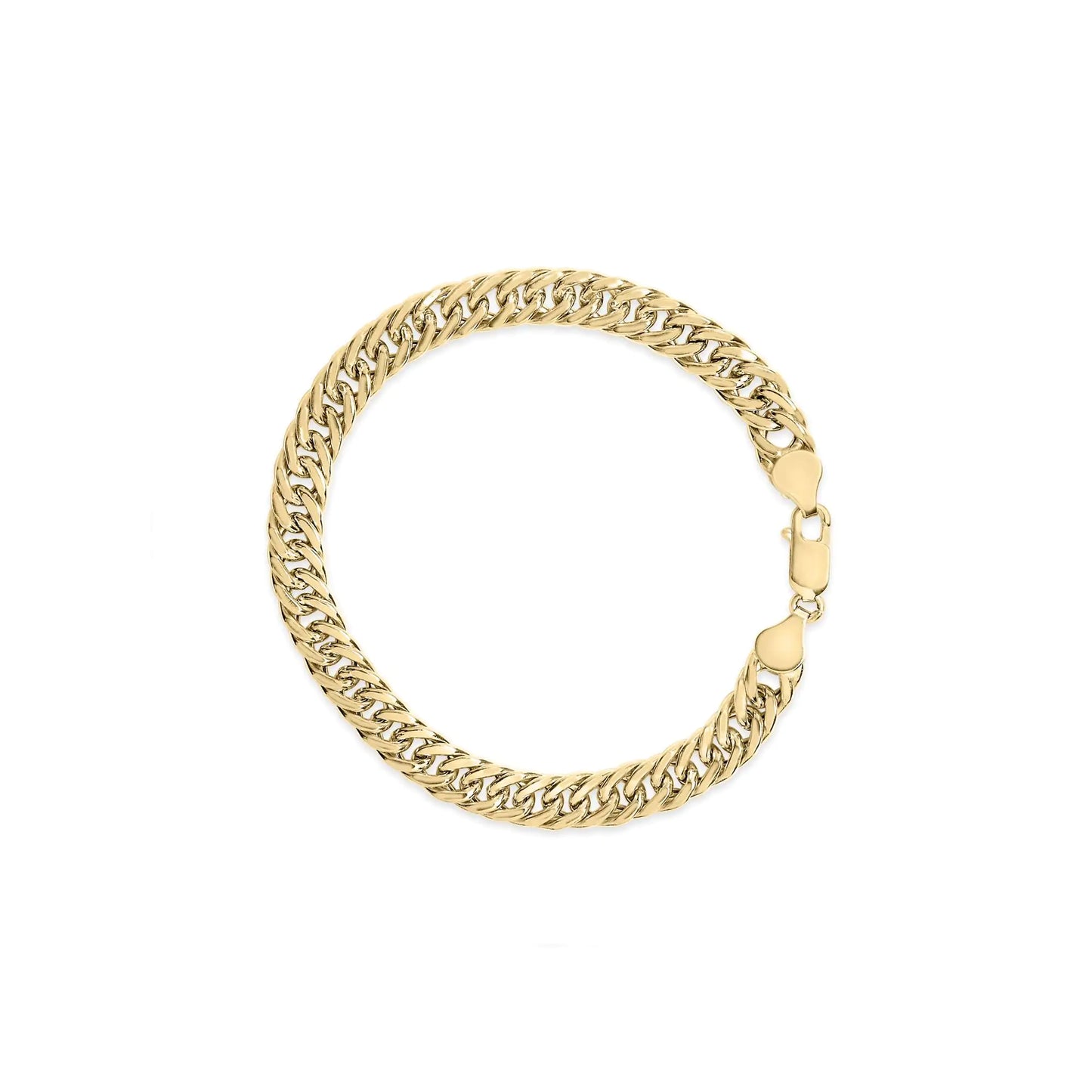 10K Yellow Gold Cuban Link Bracelet - 8.5 Inches