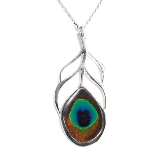 Peacock Eye Pendant Necklace - EveryRetailNeed.Com